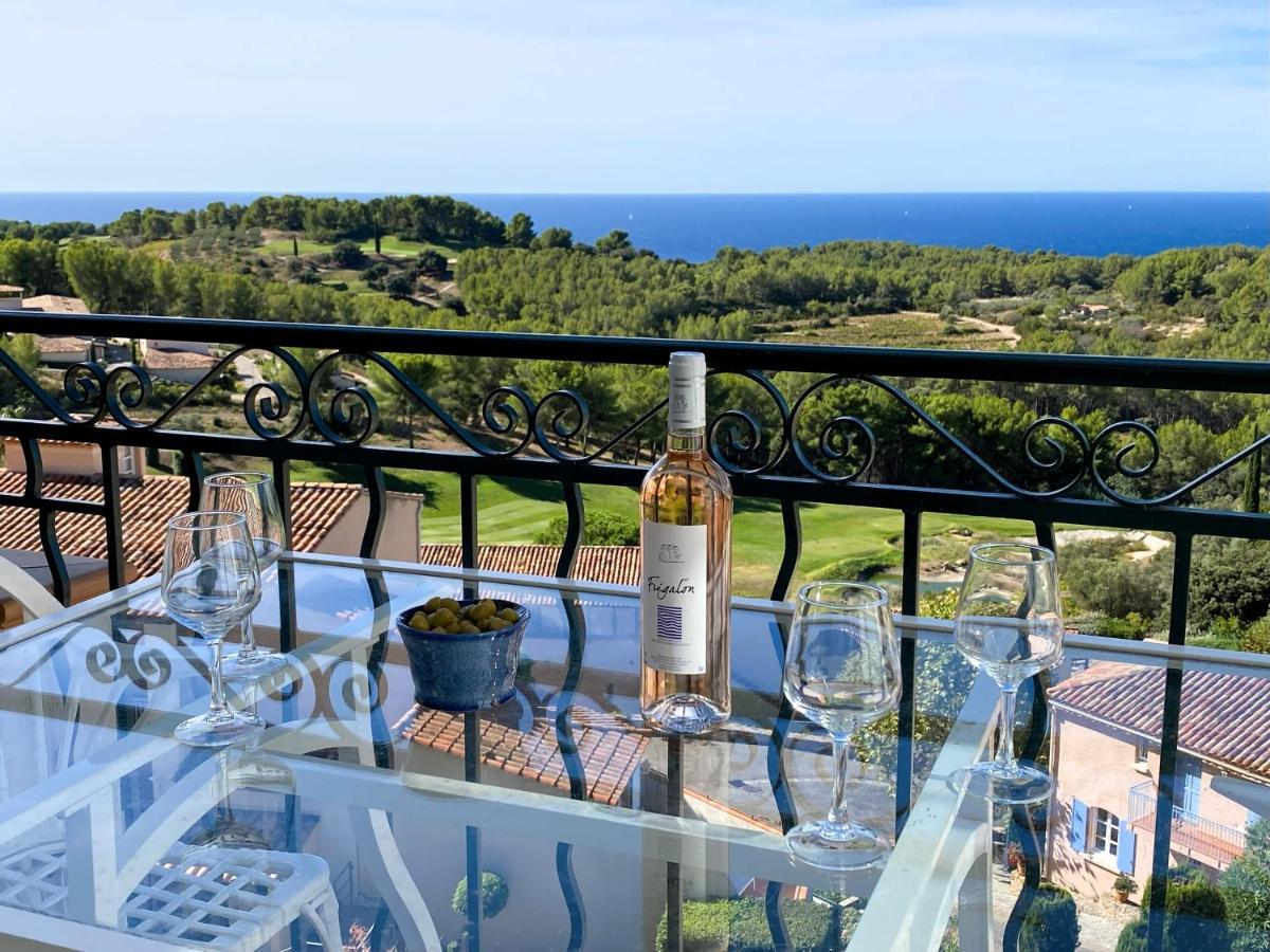 T3 Vue Mer Exceptionnelle Au Domaine Fregate Bandol Сен-Сір-сюр-Мер Екстер'єр фото